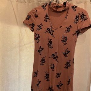 F21 Choker Bodycon Dress - SMALL - used once
